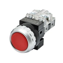 CRF-F25M1 25파이 ON-OFF 푸시 누름 버튼 스위치 CR-251-1 한영넉스, 녹색, 1개