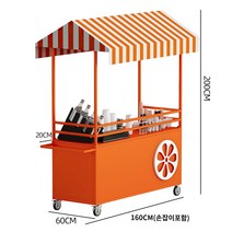 야외 노점 철제 매대 플리마켓 가판대 악세사리 진열, O.O