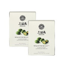 오설록 제주섬녹차아몬드볼 80gx2개 녹차초콜릿 추천, 제주섬녹차아몬드볼 80gx2개 /녹