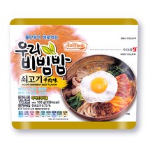참미푸드 우리비빔밥 쇠고기, 100g, 6개