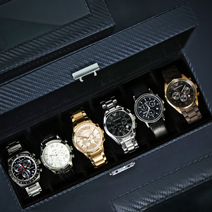 가죽케이스 시계보관함 손목시계케이스 6구