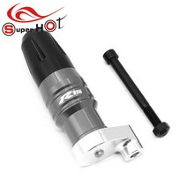 [해외]Yamaha YZF-R15 R3 YZF R15 V3 YZFR15 V3 오토바이 CNC 액세서리 떨어지는 보호대 배기 슬라이더 크래시 패드 슬라이더, 회색