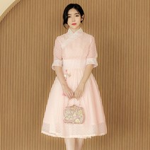생활한복에 생활한복을 더한 철릭 원피스 빅사이즈 퓨전의상