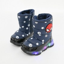 스위프 정품 스파이더맨 유아동 키즈 주니어 남아LED스키부츠