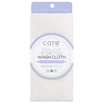 클린로직 케어 각질제거용 스트레치 워시 클로스 샤워타월, 1개, White