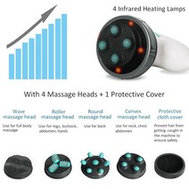 전동 전신 슬리밍 마사지기 롤러 휴대용 적외선 셀룰라이트 팔 복부 지방 제거기, 01 UK Plug