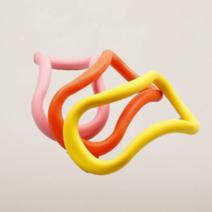 필라테스 소프트 하드 요가링 종아리 알빼는 법 하체부종 허벅지 코어운동 홈트기구 에스홈트, 소프트 - 핑크