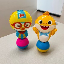 뽀로로 아기상어 풍선오뚝이(KC인증) 언어치료교구 호흡유도 발달놀이 완구
