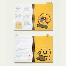 춘식이 카카오프렌즈 PP 인덱스 노트 2개, 춘식이 노트 2개