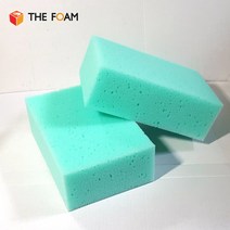 더폼 그린 세차스펀지 소프트타입 해면스펀지 소형 S_5x10x15cm