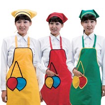목걸이형 면 앞치마 주방앞치마 배식앞치마 급식앞치마, JBA-7044