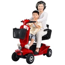 노인용전동차 노인전용 스쿠터 장애인 전동 휠체어, 12A배터리 40마일 350W 24V