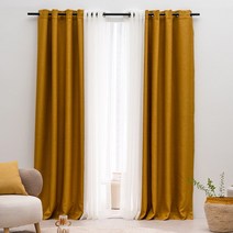 모던하우스 [마이호텔]먼지없는 암막커튼 210X240 2P세트 옐로우 BL3421026