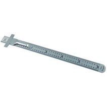 HHIP 7006-0001 6 X 15/32인치 스테인리스 스틸 눈금자 (32Nds 64Ths & Decimal) 크롬151472, Value 6