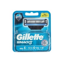 면도날 마하3 4입 4입면도날 남성면도 마하쓰리면도날, 1