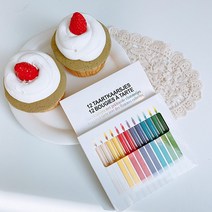 무지개초 생일 파티 소품 파티초 생일초 생일픽 케이크픽