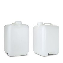 플라포유 HDPE 용기 18L 각 사각 봉인 말통 - 반투명 5개입, 가스켓(바킹)타입