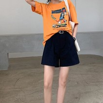 에스티아 ST04 벨트 핀턱 숏팬츠
