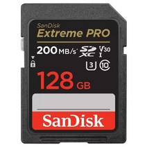 (SM)SanDisk Extreme PRO SD UHS-I 카드 (128GB), 상세페이지 참조