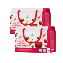 비카인 Pepe-RA 유기농 ABC + 사과초모 클렌저, 2400ml, 2개