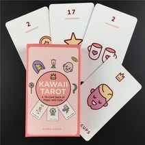 마나라 타로 보드 게임 카드 신비한 점술 갑판 가족 파티 영어 버전 빈티지 컬러, 20 78PCS TT72