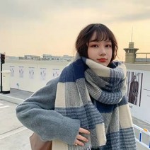 미뇽 체크 머플러 일본 목도리
