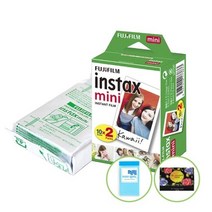 instax mini 인스탁스 미니전용 필름 30매 + 1단 앨범 + 피부 기름종이 25매, 1세트