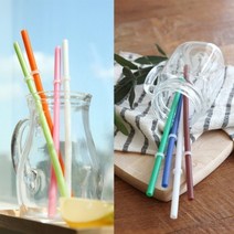 N365 실리콘 거치빨대 4P, 브라이트