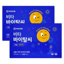유한양행 비타 바이탈씨 과립 240포 레몬맛 비타민C 분말비타민 (4개월), 비타 바이탈씨 과립 레몬맛 240, 단품