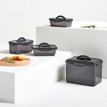 [이지앤프리] 담은 김치통 직사각 김치냉장고용기 세트 2호, 상세 설명 참조