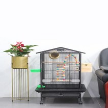 대형새장 앵무새 잉꼬 인테리어 새장, 1개, B