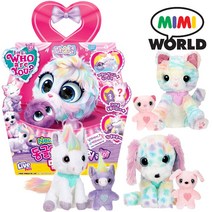 후아유 동글이를 도와줘 맘앤베이비 /2in1 애완동물 미용실 캔디 핑크