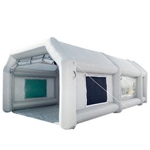 에어바운스송풍기 Sewinfl 저렴한 가격 스프레이 부스 대형 공간 풍선 페인트 텐트, 12 9x5x3.5mH 2blowers