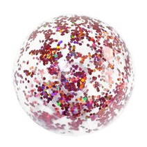 풍선 반짝이 비치 볼 여름 물 공 스팽글 해변 수영장 파티 완구 어린이 성인을위한, [04] Rose Gold 40cm