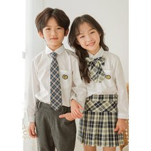 키즈톡톡 아이린 여아정장(셔츠+치마) 빠른출고 유아정장 스쿨룩 키즈교복 교복치마 체크치마