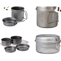 스노우피크 티타늄 냄비세트 캠핑 낚시 조리기구 코펠, SCS-008T 티타늄 900ML