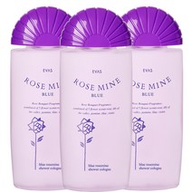 3개)에바스 블루 로즈마인 샤워코롱185ml, 3개, 185ml