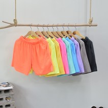 엠커밍 데일리 여름 밴딩 무지개 남녀공용 커플 반바지 9color