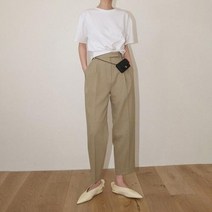 명품스타일 여성정장 의류 바지 봄 여름 모든 경기 슬림 하이 나인 포인트 캐주얼