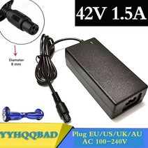 42V 1.5A 범용 배터리 충전기 호버 보드 셀프 밸런싱 스쿠터 100-240VAC 전원 공급 장치, 03 42V 1.5AphtUK