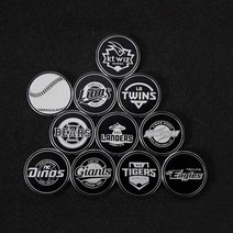 브랜드없음 프로야구 구단 엠블럼 골프 40mm 볼마커 자석클립 세트, 선택완료
