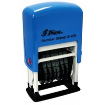 위dkai_샤이니 자동 넘버링 S-409 6단 4mm 사무용 스탬프 도장 찍기 숫자 날짜 일부인 문구용♥yum, ♥yum잉크패드청