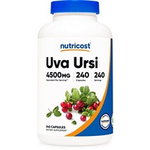 Nutricost 뉴트리코스트 우바 우르시 uva ursi 4500mg 240캡슐