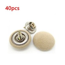 차 지붕 보수 헤드라이너 고정 핀 자동차 천장 버클 헤드라이닝 나사 20/40pcs 인테리어 헤드 라이너 천 케어 패브릭 리벳 리테이너 캡 수리, CHINA_40pcs