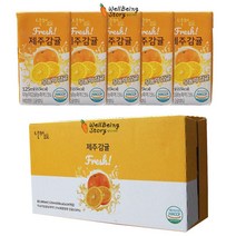 나무야 제주 무농약 감귤 주스 125ml x 24팩 374054