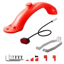 전동킥보드 호환 부품 전기 스쿠터 리어 펜더 머드 가드 지원 미등 Kickscooter 액세서리 새로운 수정 된 M365 Pro 1S, 13.violet