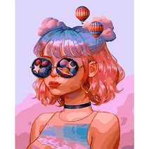 HANDONG 인물 유화 DIY 명화 반고흐 손으로 그리기 예술품 인테리어 예수 천사, PO175