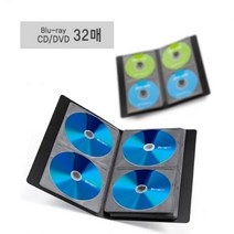 [산와] FCD-FLBD32BK 파일형 블루레이/CD/DVD 케이스 (32매), 단품