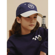 [슈펜키즈] [테니스클럽] 키즈 배색 볼캡 레드 FREE *당일발송*_천호점