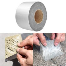 부틸 테이프 알루미늄 표면 보수 벽면 균열 천장 방수 파이프 철판 이음새 부착 씰 테잎, 단품